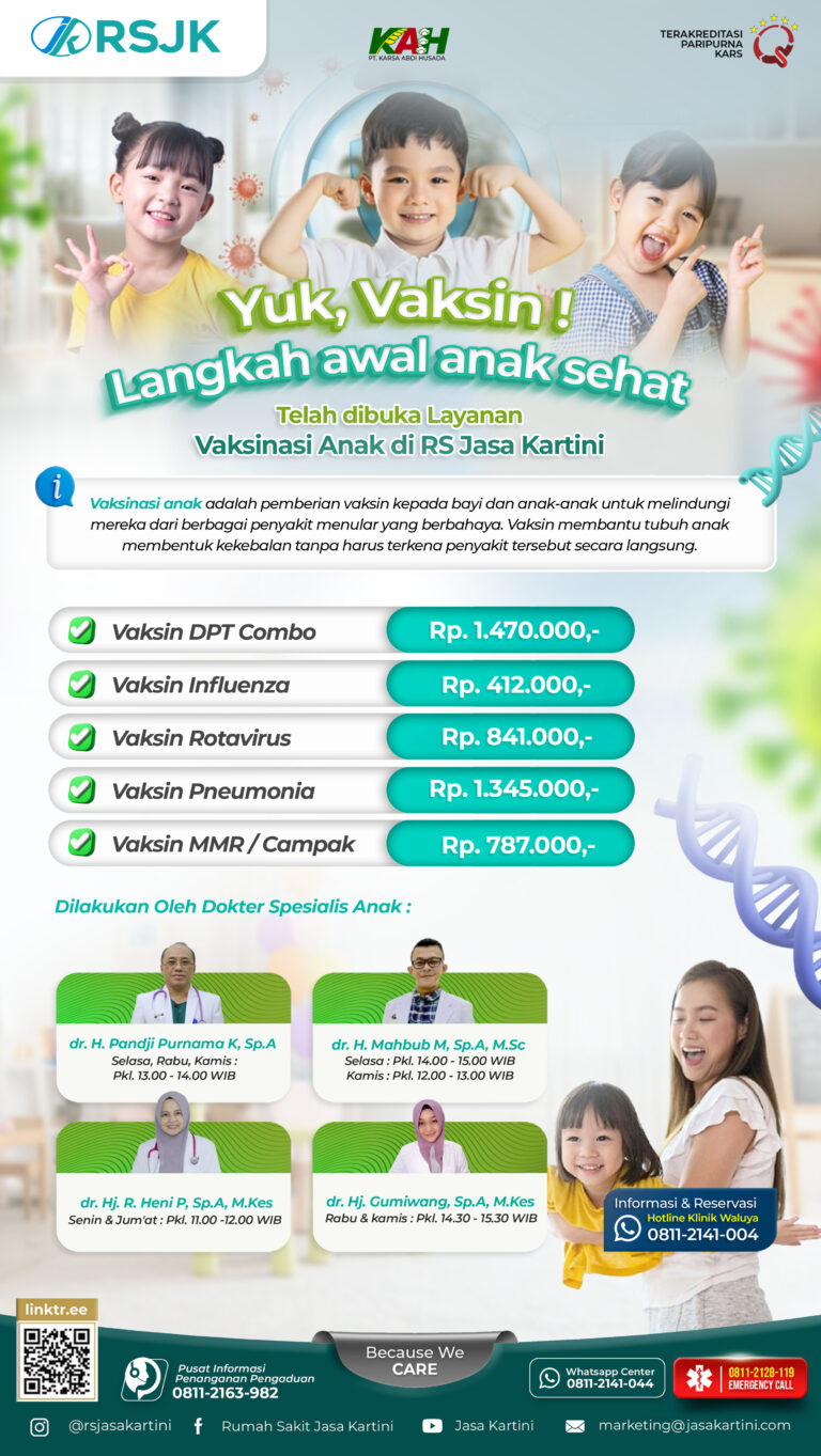 Layanan Vaksin Anak di RSJK